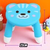 MIJOMA Children's Stool with Animal Motif - Non-Slip Polypropylene Stool