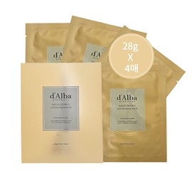 Dalva Dalba White Truffle Lifting Mask Pack 28g (4 packs) (1 box) / 달바 화이트 트러플 리프팅 마스크팩 28g 4개 (1박스)