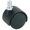 Draper 65464 25 kg SWL Twin Nylon Castor, Black, 40