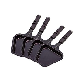 4x Frying Pans Compatible with/Replacement Part for Severin 2359048 RG2348 Raclette
