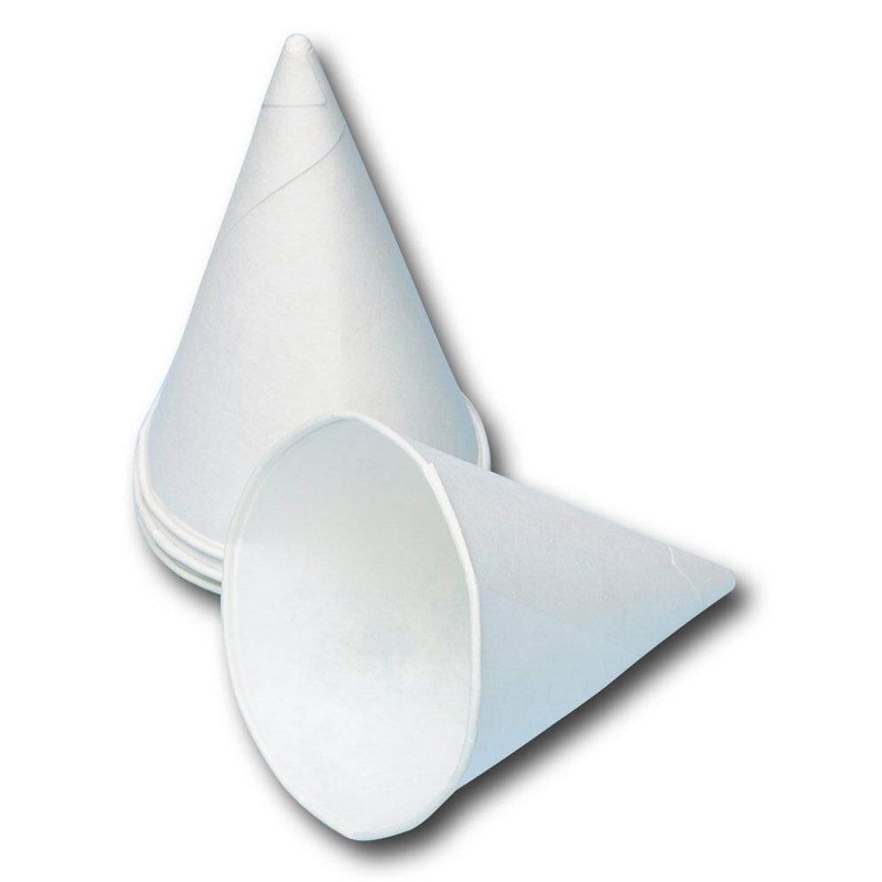 5000 Water Cones for Offices Work Schools Hospitals 4oz White