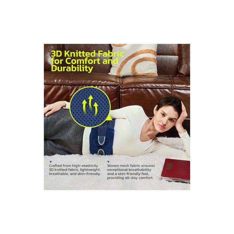 aoFIT- Faja lumbar para aliviar el dolor de espalda baja,