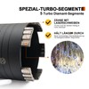 GVHAKG Diamond Core Drill Bit, Socket Countersink Core Drill Bit,