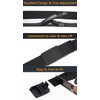 LionVII Casual Mens Belt, Elastic Work Belt with Metal Buckle