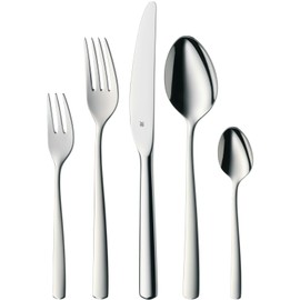 WMF Cutlery Set 30-Pieces for 6 Persons Boston Cromargan 18/10 Stainless Steel Brushed