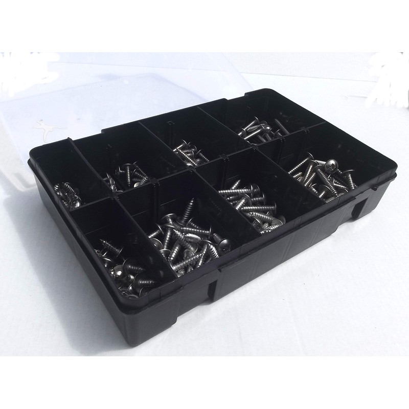 200 Assorted Flange Pozi Self Tapping/Trim Screws | BS4174 |
