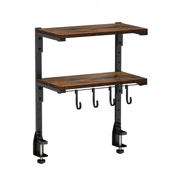 AUATRONNE AUATRONNE Clamp-on Desk Shelf, 13 inch Above or Below
