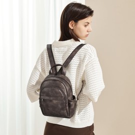 CLUCI Sling Bags for Women,Small Backpack for Women, Leather Sling Backpack Convertible Crossbody Bags for Women Travel