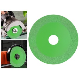 Flintronic Diamond Cutting Disc, Diameter 125 mm x 15 mm Glass Cutting Disc, 22.23 mm Inner Glass Cutting Disc, Diamond Saw Blade Cut Glass for Glass, Ceramic, Ceramic Tiles (Pack of 3)