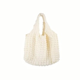 WGF 1pc canvas tote bag with zipper structured tote bag shopper bag reusable tote bags cute tote bags for women, B3