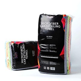 SGCB All Purpose Microfiber Cleaning Cloth for Cars 36 Pack, High Absorbent Soft Car Wash Drying Towel |Lint & Scratch & Streak| Free Safe Car Wash Polish Wax Removal Microfiber Towel, 16âx 16â