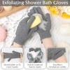 Anezus Que Obtendrás Paquete Viene Exfoliante Corporal Baño Par Guantes