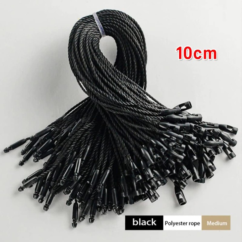 100Pcs Clothing Price Tag Bullet Head Hang Swing Tags Labeling