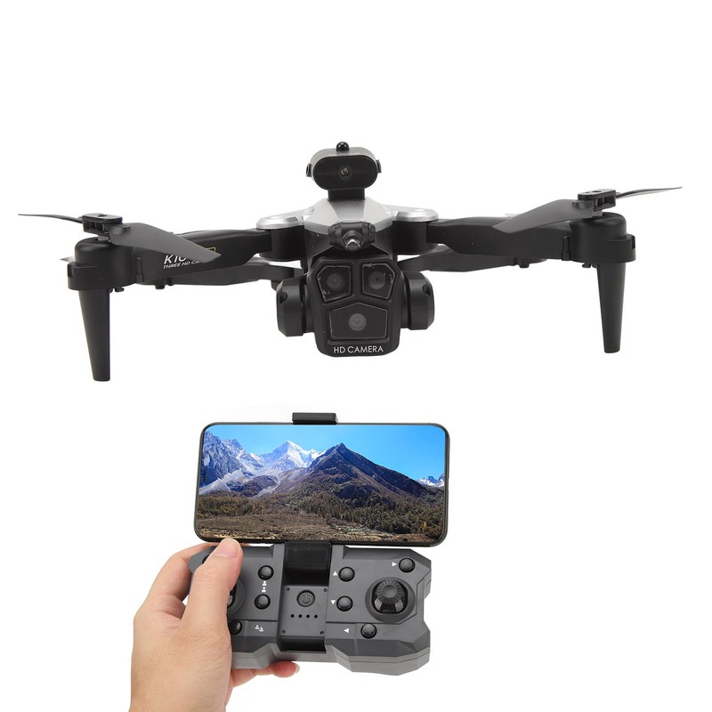 K10MAX Drone 4K HD 3 Lens Obstacle Avoid Optical Flow
