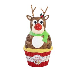 Bethany Lowe Rudolph Cupcake Container