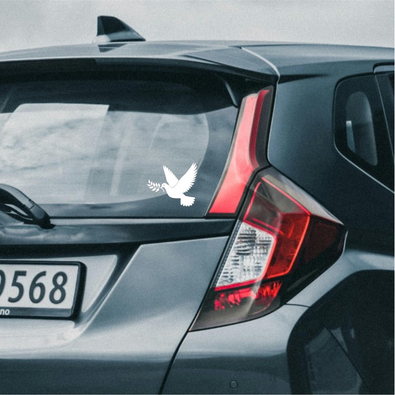 Sticker Dove of Peace 7 x 7 cm Weatherproof Car