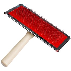 FJmark Shearling Brush Pet Brush Fur Wool Pet Care Shedding Cushion Rug (L)