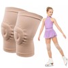 NIKISHAP 1 Pair Gel Knee Pads for Figure Skating &