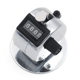 GOGO Desktop Tally Counter Metal 4 Digit Tally Clicker with Base Mount for Sport Stadium Instructor and Other Event