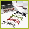 JOSCHOO 5 Pack Retro Round Reading Glasses Mini Small Comfortable