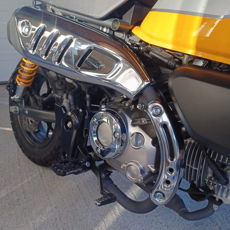 Chrome Muffler Pipe Cover Compatible with Honda Monkey 125 Z125M