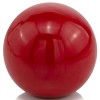 Homeroots 4" Red Aluminum Decorative Orb Tabletop Sculpture