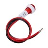 Alamor 12V 10mm Red LED Dash Indicator Light