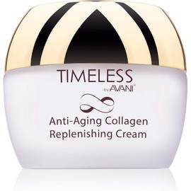 Timeless By AVANI Dead Sea Cosmetics Anti- Aging Collagen Replenishing Cream - Includes Plant Extracts, Vitamins, Antioxidants - 1.7 Fl. Oz.