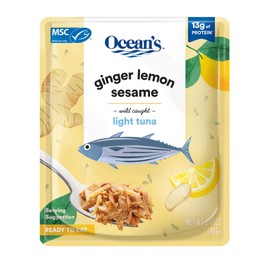 Ocean's Ginger Lemon Sesame w/Light Tuna | 3.17oz | Wild Caught | Ready-to-Eat |