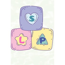 Toy Block Tower Speech-Language Pathology Notebook, SLP Notebook, SLP-A Journal, Therapy Notebook, Record Keeping, Session Data Tracker, Speech Therapy Resources, 300 Blank Entries