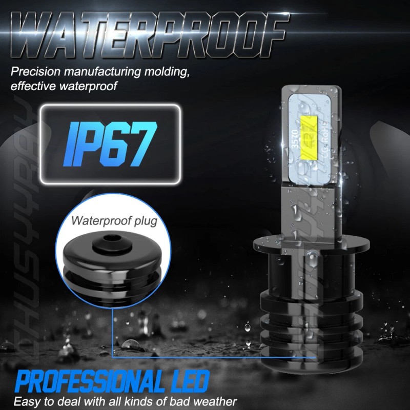 CHUSYYRAY For Lexus ES330 2004 4X D2R+H3 HID/LED Headlight Low