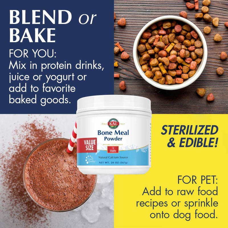 KAL Bone Meal Powder | Sterilized & Edible Supplement Rich
