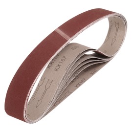 HARFINGTON 2 x 36 Inch Sanding Belts, 6 Pcs 240 Grits Aluminum Oxide Abrasive Belt Sander File Belt for Woodworking, Metal Polishing, Knife Sharpener