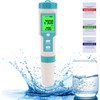 Holzsammlung pH Meter 7 in 1, Digital Water Quality Tester,