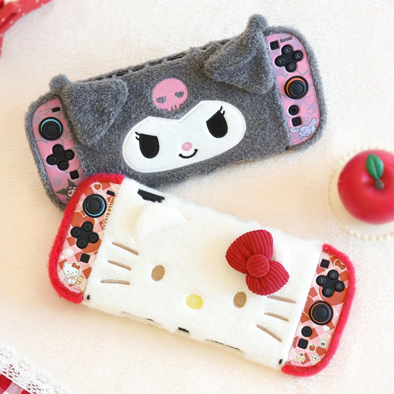 Kuitmor Cute Plush Protective Case Compatible with Switch 2 (2025),