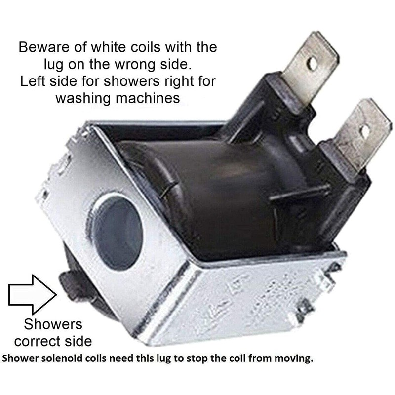 SPARES2GO Solenoid Coil for Mira Elite Sport Sprint Go Extreme
