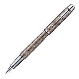 Parker IM Premium Fountain Pen with Medium Nib - Brown Shadow C.C.