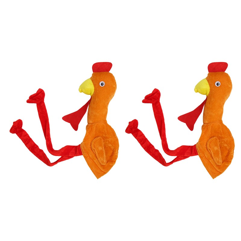 2Pcs Turkey Hat Light Bright Colors Durable Polyester Soft Breathable