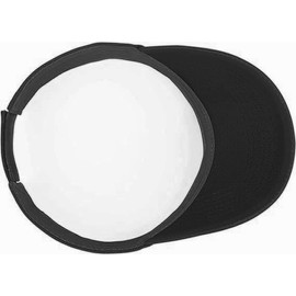 Generic Unisex Adjustable Golf Sports Gym Sun Visor Cap (Black)