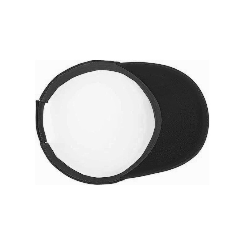 Generic Unisex Adjustable Golf Sports Gym Sun Visor Cap (Black)