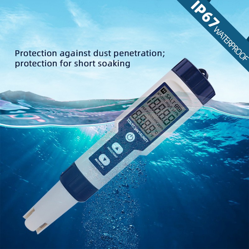 5 in 1 Water Quality Tester Digital Meter Water Quality