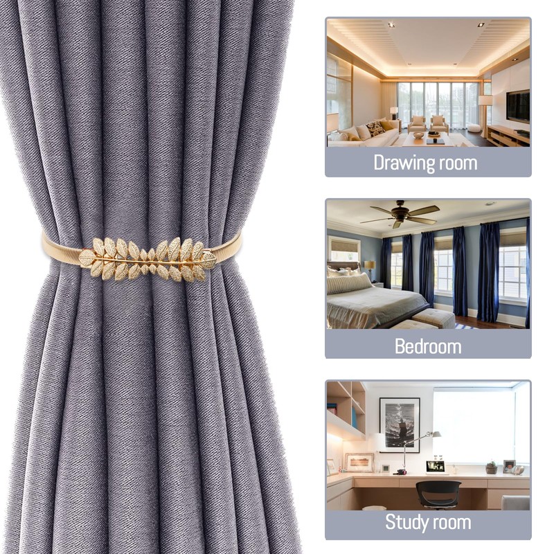 6 alzapaños de cortina