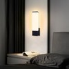 Kalium Modern Wall Sconces，Dimmable Black Wall Sconce, 3000K Warm White