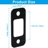 Waziaqoc Deadbolt Strike Plat, Door Backplate 1 x 2-1/4 Inch,