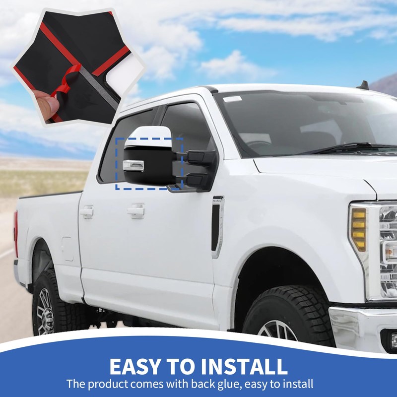 RAZPOY Rearview Mirror Cover Side Mirror Shell Trim Compatible with