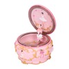 LED Music Box Figurine Rotation Exquisite Music Box Home Decoration