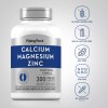Piping Rock Calcium Magnesium Zinc Supplement | 300 Caplets |