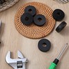 Thick Rubber Washers Round Spacers 1.5" OD 0.5" Inner Diameter