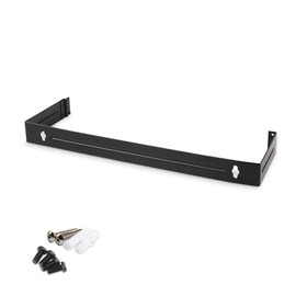 Cable Matters 1U Hinged 19” Wall-Mount Panel Bracket, 22 lbs Max Load (1U Rack, 1U Wall Mount Bracket/Wall Mount Patch Panel)