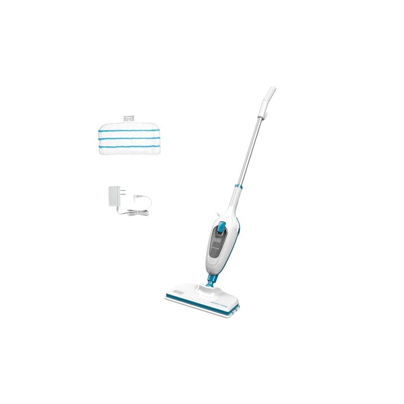 BLACK+DECKER Steam Mop, White (HSM13E1)